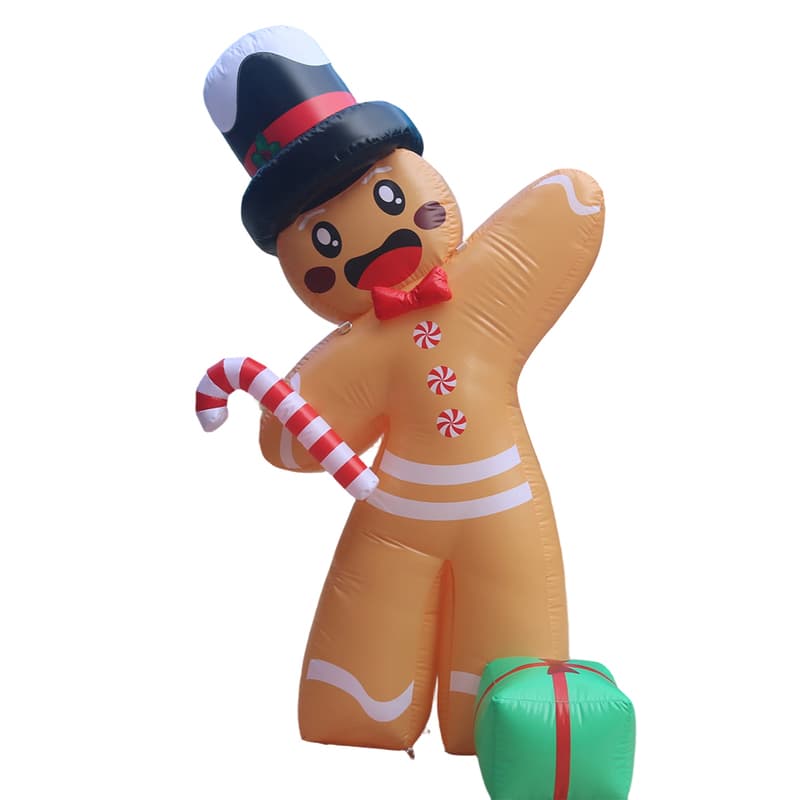 Giant Christmas Inflatable Gingerbread Man
